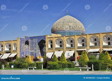 Mosque on Naqsh-e Jahan Square in Isfahan, Iran Stock Image - Image of ...