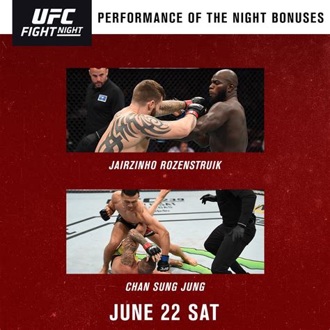 UFC Fight Night 154 : бонусы турнира – RingSide24