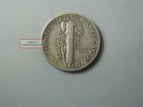 1941 Mercury Dime United States Coin F