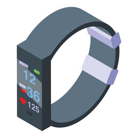 Wrist heart monitor icon isometric vector. Palpitation anxiety 15060811 Vector Art at Vecteezy
