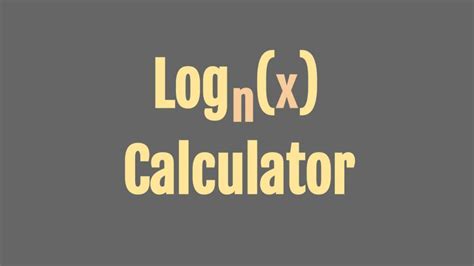 Image result for Logarithm of Numbers Calculator