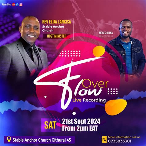 Overflow Live Recording, Stable Anchor Church, Nairobi, 21 September ...
