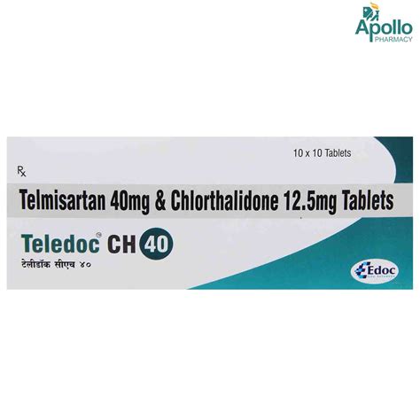 Teledoc CH 40 Tablet 10's Price, Uses, Side Effects, Composition ...