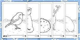 Hello Winter! Colouring Pages,Colouring,Winter Time