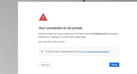 Google Website Privacy Error 的图像结果