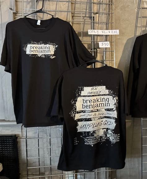 New Breaking Benjamin Unplugged Tour Merch 2025 Tee, Breaking Benjamin ...