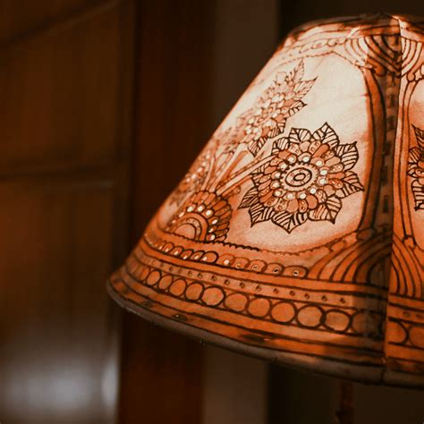 Shadow Song – Antique Leather Shade Table Lamp | RARA Studio