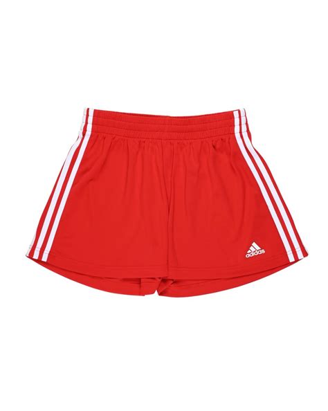 Buy Adidas Kids Girls Polyester SHORTS-Red Online at Best Price ...