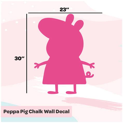 Peppa Pig | Chalk Wall Decal – mumma.com
