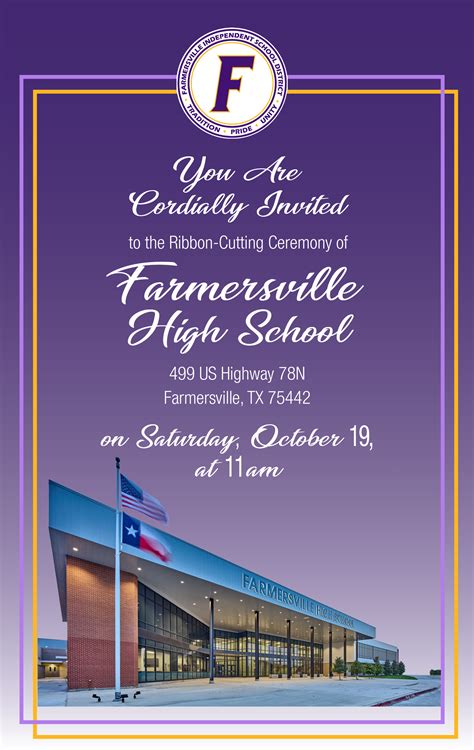 Farmersville High School Ribbon Cutting and Open House | Farmersville ISD