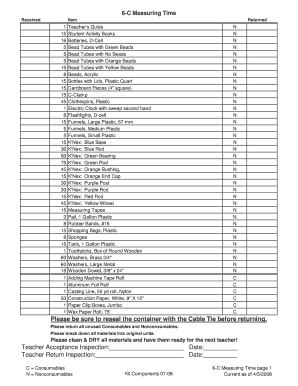 Fillable Online whs rcs k12 tn Measuringtimexls - whs rcs k12 tn Fax ...