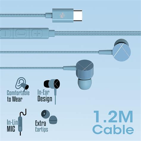 SmartQuick | ZEBRONICS Zeb Buds C2 in Ear Type C Wired Earphones with ...