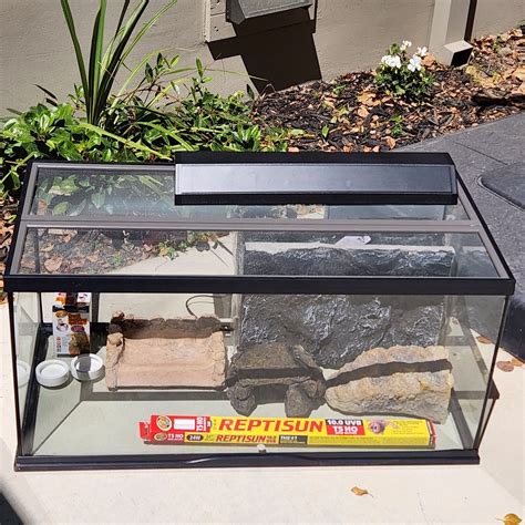 40 gallon reptile tank with accessories | eBay