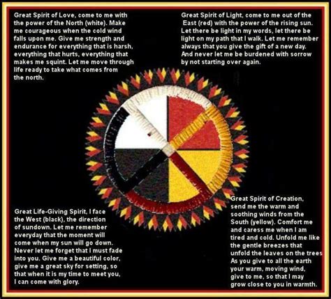 Medicine Wheel Prayer For Healing