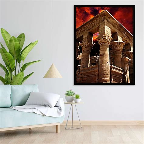 ArtzFolio Trajan Kiosk At Agilkia Island & Nebula | Premium Canvas ...