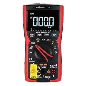 Set of 2 RM777 Digital Multimeter 9999 Professional True RMS Analog ...