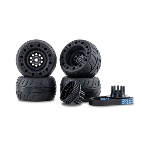 115MM 70A Airless Rubber Wheels | Electric Skateboard Kegel Wheels
