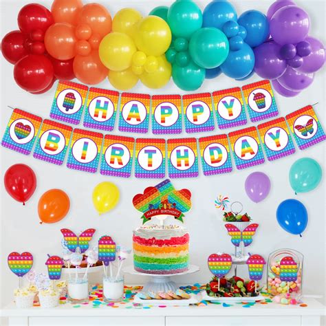 Buy nd Pop Birthday Decorations, Pop Party Decorations Supplies Kit ...