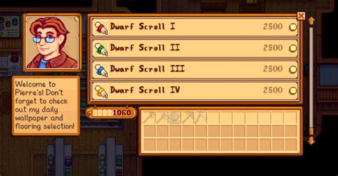 Where Are The 4 Stardew Valley Dwarf Scrolls? - Stardew Guide