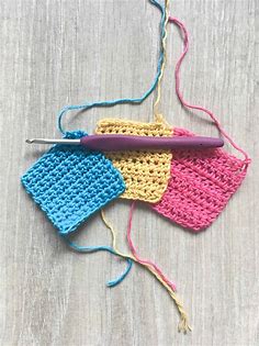 Back to Crochet Basics - Double & Half Double Crochet Stitches (UK Treble & Half Treble) - Dora Does