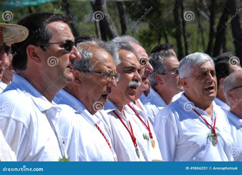 Spanish male voice choir. editorial photo. Image of southern - 49866201