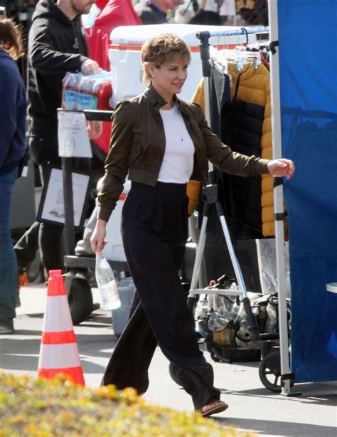 EVANGELINE LILLY on the Set of Ant-man and the Wasp Quantumania in Los Angeles 01/09/2023 ...