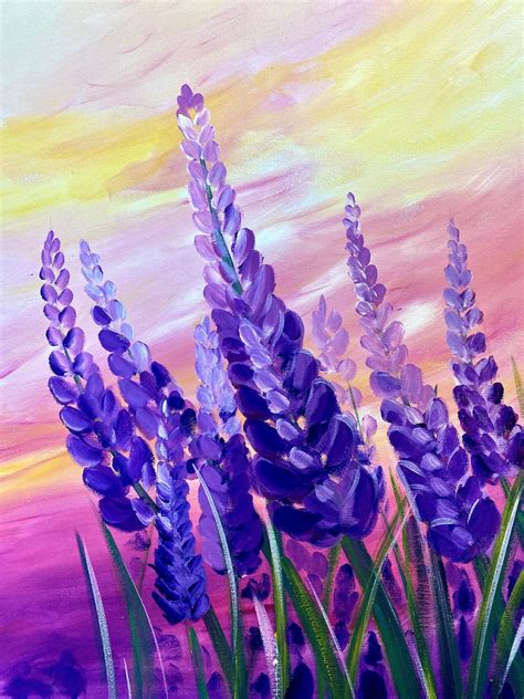 Lavender Fields Painting
