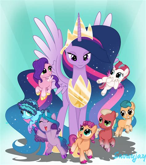 MLP [FanArt] The Children of the New Generation by SnowflakeFrostYT on ...
