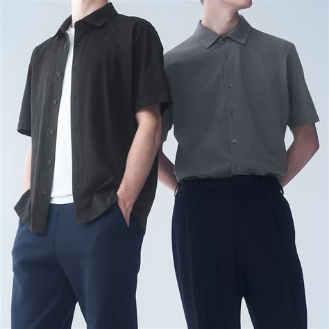 UNIQLO PH | UNIQLO Masterpiece | AIRism Short Sleeve Polo Shirt (Button ...