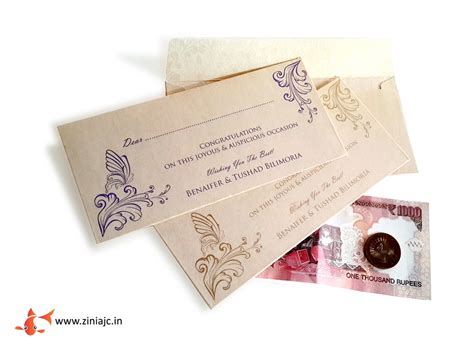 ZINIA JC : Money Envelopes - Personalized Stationery For Special Occasions