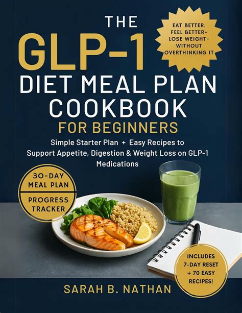 GLP-1 DIET MEAL PLAN COOKBOOK FOR BEGINNERS: Simple Starter Plan + Easy ...