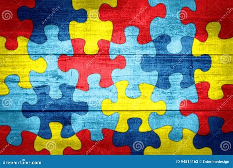 Autism Puzzle Piece Colors