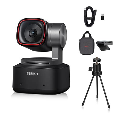 OBSBOT Tiny 2 AI-Powered PTZ 4K Webcam 1/1.5" CMOS 4X Faster Focusing ...