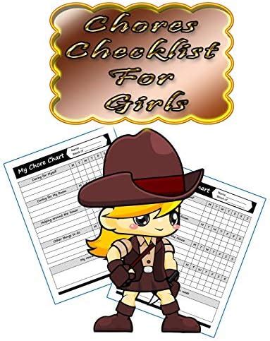 Chores Checklist for Girls: 110 Pages, 13 Months of Weekly Chores ...