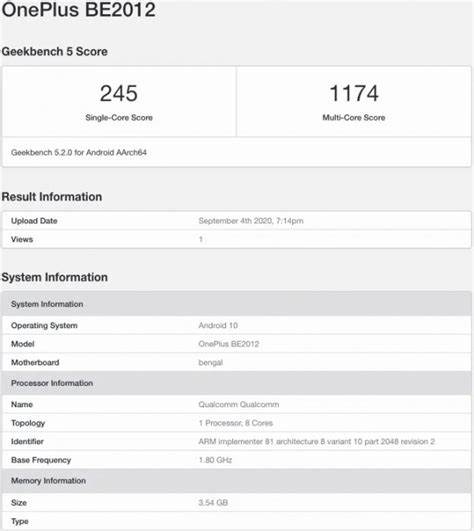 L'"entry-level killer" OnePlus Clover appare su GeekBench svelando CPU ...