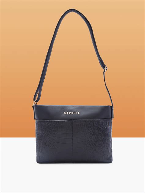 Buy Caprese Azzura Medium Black Sling Bag @ 1749 | Caprese Bags