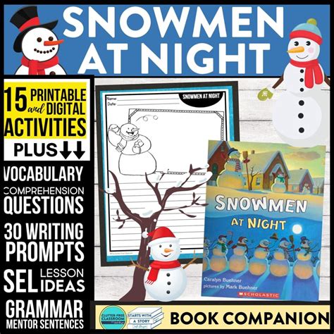 Snowmen at Night Activities and Lesson Plans for 2025 - Teaching with ...