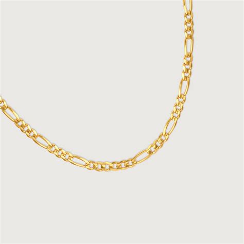 Figaro Link 22 Kt Gold Chain