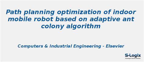 Path planning optimization of indoor mobile robot | S-Logix