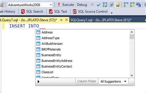 T-SQL Prompt for Input 的图像结果
