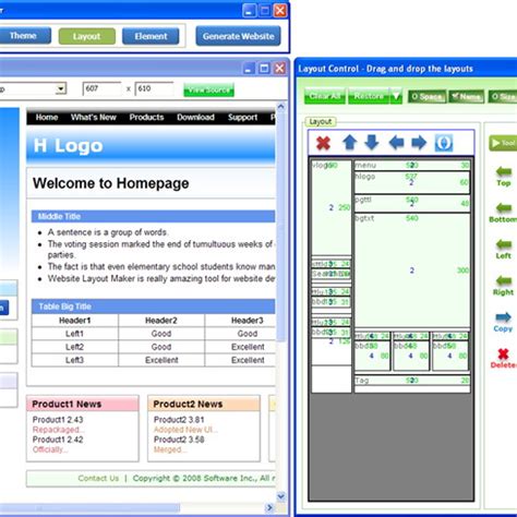 Website Layout Free Software 的图像结果