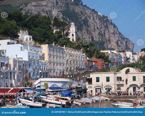 Capri, Isle of Capri, Italy Editorial Stock Image - Image of color ...