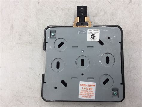 Contech LA-23-RN-B End Feed Current Limiting Device-Black Finish 120 V