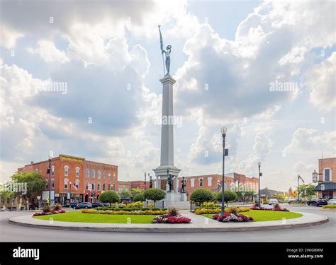 Angola, Indiana, USA - August 21, 2021: The Steuben County Soldiers ...