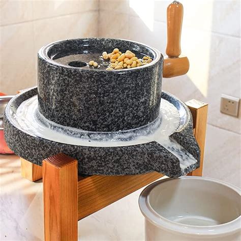 LeelanLife Large Natural Granite Stone Mill Grinder for India | Ubuy