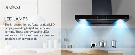 Elica 90cm 1500 m3/hr BLDC Filterless Autoclean Kitchen Chimney with ...