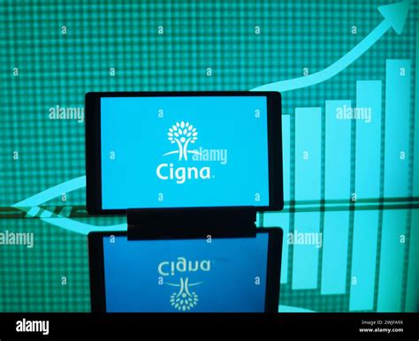 Bavaria, Germany -February 14, 2024: In this photo illustration, Cigna ...