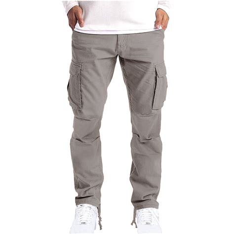 Pxkloy Mens Cargo Pants Slim Fit,Cargo Pants for Men 2024,Mens Casual ...