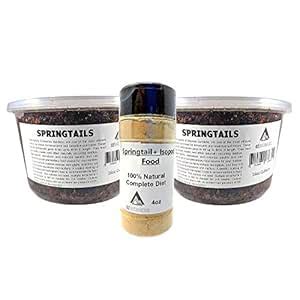 Buy EZ Botanicals Value Pack - Two Cups of Premium Live Springtails & 1 ...