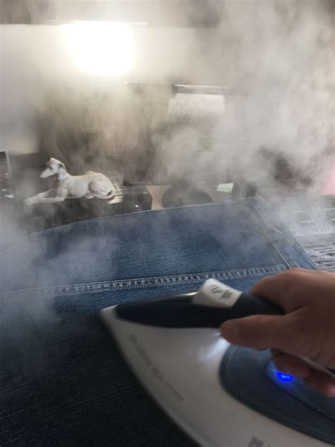 Steam ironing denim jacket | Steam generator iron, Yellow nails, Steam ...